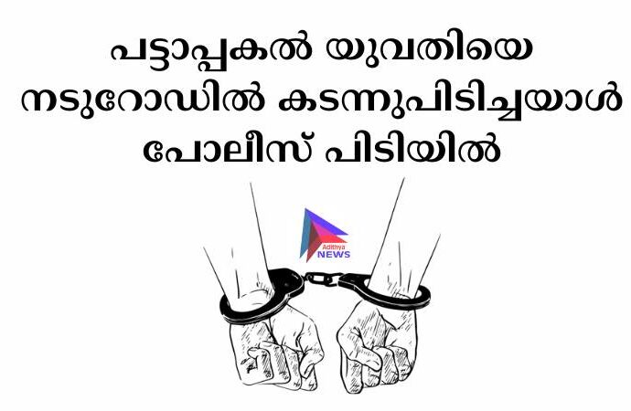 പട്ടാപ്പകല്‍ യുവതിയെ നടുറോഡില്‍ കടന്നുപിടിച്ചയാള്‍ പോലീസ് പിടിയില്‍