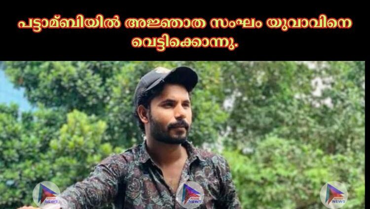 പട്ടാമ്ബിയില്‍ അജ്ഞാത സംഘം യുവാവിനെ വെട്ടിക്കൊന്നു.