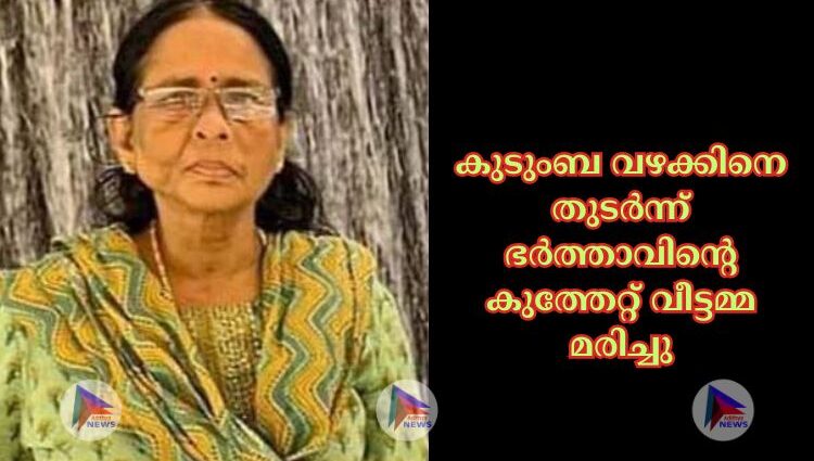 കുടുംബ വഴക്കിനെ തുടര്‍ന്ന്‌ ഭര്‍ത്താവിന്റെ കുത്തേറ്റ്‌ വീട്ടമ്മ മരിച്ചു