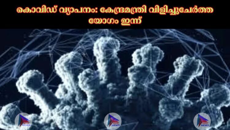 കൊവിഡ് വ്യാപനം: കേന്ദ്രമന്ത്രി വിളിച്ചുചേര്‍ത്ത യോഗം ഇന്ന്