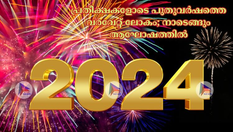 പ്രതീക്ഷകളോടെ പുതുവര്‍ഷത്തെ വരവേറ്റ് ലോകം; നാടെങ്ങും ആഘോഷത്തിൽ