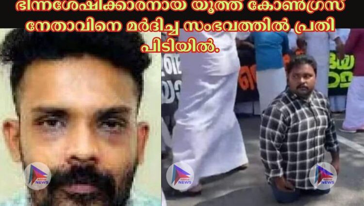 ഭിന്നശേഷിക്കാരനായ യൂത്ത് കോണ്‍ഗ്രസ് നേതാവിനെ മര്‍ദിച്ച സംഭവത്തില്‍ പ്രതി പിടിയില്‍.