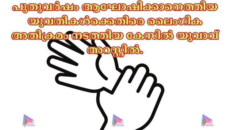 പുതുവര്‍ഷം ആഘോഷിക്കാനെത്തിയ യുവതികള്‍ക്കെതിരെ ലൈംഗിക അതിക്രമം നടത്തിയ കേസില്‍ യുവാവ് അറസ്റ്റില്‍.