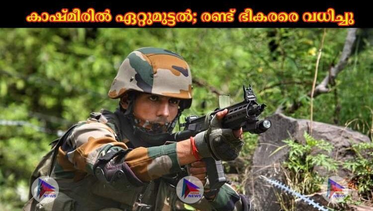 കാഷ്മീരില്‍ ഏറ്റുമുട്ടല്‍; രണ്ട് ഭീകരരെ വധിച്ചു