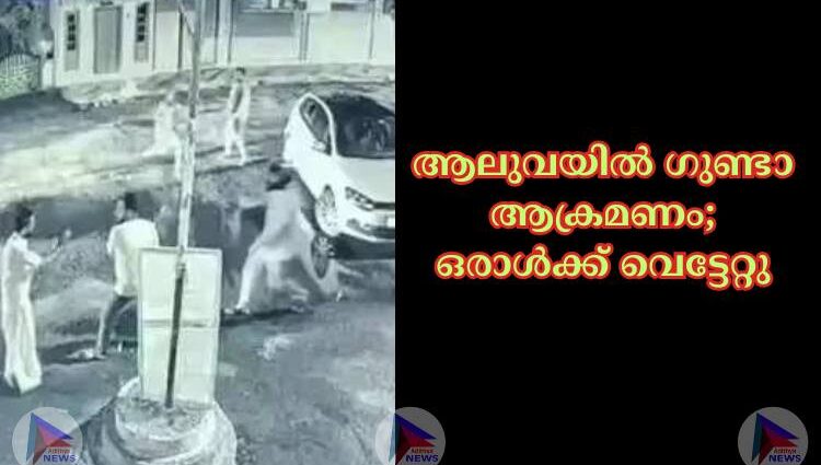 ആലുവയില്‍ ഗുണ്ടാ ആക്രമണം; ഒരാള്‍ക്ക് വെട്ടേറ്റു