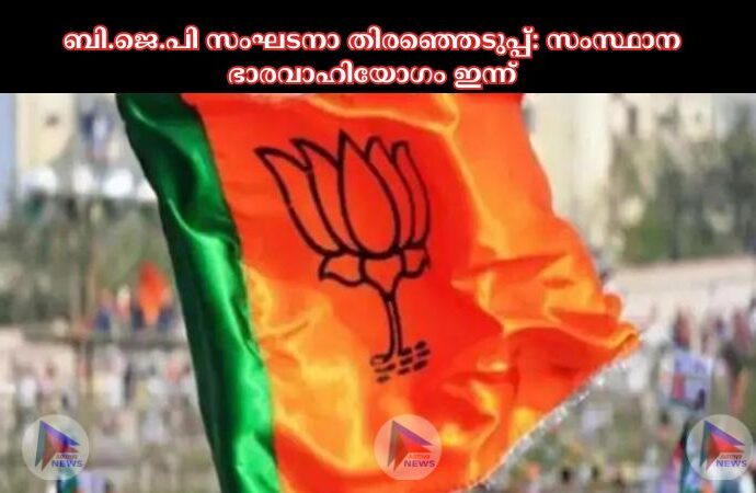 ബി.ജെ.പി സംഘടനാ തിരഞ്ഞെടുപ്പ്: സംസ്ഥാന ഭാരവാഹിയോഗം ഇന്ന്