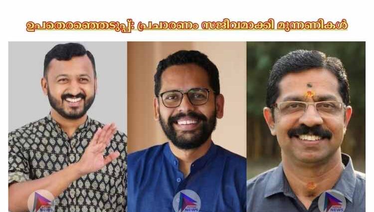 ഉപതെരഞ്ഞെടുപ്പ്: പ്രചാരണം സജീവമാക്കി മുന്നണികള്‍