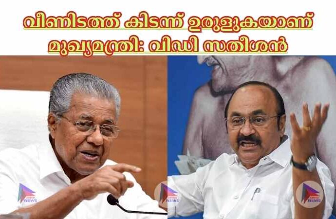 വീണിടത്ത് കിടന്ന് ഉരുളുകയാണ് മുഖ്യമന്ത്രി: വിഡി സതീശൻ