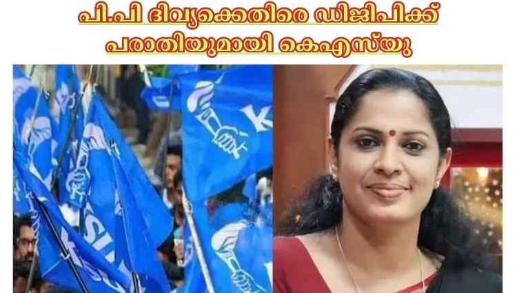 പി.പി ദിവ്യക്കെതിരെ ഡിജിപിക്ക് പരാതിയുമായി കെഎസ്‌യു